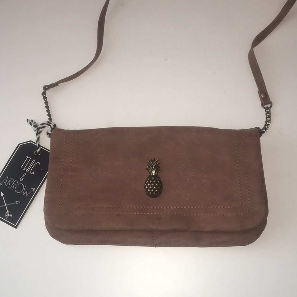 Pineapple Charm Mini Crossbody Wallet